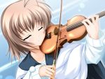  bow closed_eyes game_cg instrument kitagami_kanako music tenmaso violin 