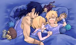  bed bianca&#039;s_daughter bianca&#039;s_son bianca's_daughter bianca's_son dragon_quest dragon_quest_v hero_(dq5) momo_(gomenne) mou_ii muoii sleeping 