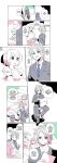  1girl absurdres bandage comic flashback headband highres injury limited_palette multiple_boys original shepherd0821 short_hair 