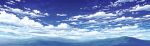  aoha_(twintail) blue_sky clouds cloudy_sky commentary_request day horizon mountainous_horizon no_humans original outdoors scenery sky 