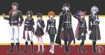  3boys 4girls abigail_williams_(fate/grand_order) animal_ear_fluff animal_ears bangs beard black_capelet black_footwear black_hair black_hat black_jacket black_legwear black_neckwear black_pants black_skirt blue_bow blue_eyes bobby_socks boots bow brown_cape brown_eyes brown_hair cape capelet collared_shirt command_spell commentary_request cross-laced_footwear edmond_dantes_(fate/grand_order) epaulettes eyebrows_visible_through_hair facial_hair fate/apocrypha fate/extra fate/grand_order fate_(series) fox_ears fujimaru_ritsuka_(female) gloves hair_between_eyes hair_bow hairband hand_on_hip hands_clasped hands_up hat hat_bow high_heel_boots high_heels highres holding jacket karna_(fate) knee_boots lace-up_boots light_brown_hair long_sleeves mary_janes military military_jacket military_uniform multicolored multicolored_cape multicolored_clothes multiple_boys multiple_girls napoleon_bonaparte_(fate/grand_order) necktie one_side_up orange_bow orange_hair osakabe-hime_(fate/grand_order) own_hands_together pants pantyhose peaked_cap pleated_skirt purple_hair red_cape satsuki_ame shirt shoes silver_hair skirt socks standing tamamo_(fate)_(all) tamamo_no_mae_(fate) thigh-highs thigh_boots uniform white_footwear white_gloves white_hairband white_legwear white_pants white_shirt yellow_eyes 