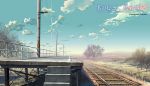  comix_wave kumo_no_mukou_yakusoku_no_basho nature railroad_tracks scenery shinkai_makoto 