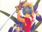  escaflowne highres sword tenkuu_no_escaflowne van_fanel weapon yuuki_nobuteru 