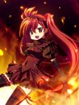  elbow_gloves fire flames frills gloves hairband isobe layla long_hair orange_eyes red_hair redhead seisen_no_iberia skirt sound_horizon thigh-highs thighhighs twintails 