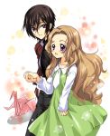  blush brown_hair code_geass izumi_rei lelouch_lamperouge long_hair nunnally_lamperouge short_hair siblings 