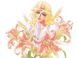  escaflowne flower highres long_hair millerna_aston tenkuu_no_escaflowne yuuki_nobuteru 