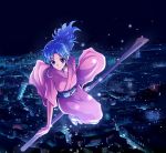  botan_(yuu_yuu_hakusho) broom broom_riding city japanese_clothes kasai_shin kimono long_hair night pink_eyes ponytail purple_eyes smile tabi violet_eyes yu_yu_hakusho yuu_yuu_hakusho 