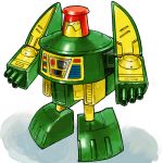  80s autobot commentary_request cosmos_(transformers) handcannon insignia lowres mecha oekaki official_style oldschool robot science_fiction shadow shiny sivva sketch solo toy transformers 