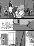  +++ 5girls akiyama_yukari backpack bag bangs blouse blunt_bangs blush christmas closed_eyes closed_mouth coat comic commentary flashback girls_und_panzer greyscale grin indian_style indoors isuzu_hana laughing light_blush long_hair long_sleeves looking_at_another miniskirt monochrome motion_lines multiple_girls neckerchief night night_sky nishizumi_miho noumen ooarai_school_uniform open_mouth outdoors pleated_skirt reizei_mako school_uniform serafuku short_hair sigh silent_comic sitting skirt sky smile socks standing star_(sky) starry_sky takebe_saori wariza wavy_mouth winter_uniform 