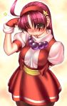  fingerless_gloves gloves isao_(asamiya130) king_of_fighters king_of_fighters_97 pantyhose purple_hair snk wink 