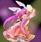  animal_ears bunny_ears di_gi_charat idol long_hair purple_hair rabbit_ears rabi_en_rose sasakura_koneri singing skirt usada_hikaru 
