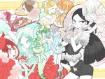  6+others alternate_costume alternate_hairstyle androgynous aqua_eyes aqua_hair asymmetrical_hair black_eyes black_hair blonde_hair blue_hair blush boots bort brown_hair christmas closed_eyes colored_eyelashes crystal_hair diamond_(houseki_no_kuni) easty euclase_(houseki_no_kuni) eyebrows_visible_through_hair fur_trim gift green_eyes green_hair grey_hair houseki_no_kuni hug hug_from_behind jade_(houseki_no_kuni) long_hair looking_at_viewer multicolored_hair multiple_others open_mouth orange_eyes orange_hair padparadscha_(houseki_no_kuni) phosphophyllite red_eyes redhead ribbon rutile_(houseki_no_kuni) shinsha_(houseki_no_kuni) short_hair sleeping smile two-tone_hair white_eyes white_hair white_skin yellow_diamond_(houseki_no_kuni) yellow_eyes zircon_(houseki_no_kuni) 