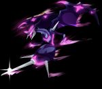  bat_wings black_background claws creatures_(company) game_freak glowing horns kuro_nasu naganadel nintendo no_humans open_mouth pokemon pokemon_(creature) pokemon_(game) pokemon_usum solo ultra_beast wings 