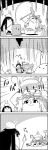  /\/\/\ 4koma :x animal animal_on_head bamboo bamboo_forest bow bunny_on_head comic commentary_request emphasis_lines forest gap greyscale hair_between_eyes hair_bow hat hat_ribbon highres holding houraisan_kaguya kine long_hair looking_at_viewer mob_cap mochi monochrome mortar nature on_head rabbit ribbon smile tani_takeshi thumbs_up touhou translation_request very_long_hair waving yakumo_yukari yukkuri_shiteitte_ne 