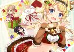  +_+ 3girls :d :o ahoge amidada arm_warmers bangs bare_shoulders bell black_hair blonde_hair blue_eyes blush box breasts brown_eyes brown_hair capelet cherry_hair_ornament chibi christmas christmas_stocking closed_mouth commentary_request crop_top eyebrows_visible_through_hair flying_sweatdrops food_themed_hair_ornament frilled_hairband frilled_skirt frills fur_collar fur_trim furrowed_eyebrows gift gift_box hachimiya_meguru hair_ornament hairband hairclip hands_up hat hat_ribbon head_tilt heart idolmaster idolmaster_shiny_colors kazano_hiori kneehighs knees_up leaning_forward long_hair looking_at_viewer low_twintails medium_breasts midriff mini_hat miniskirt mole mole_under_mouth multiple_girls navel neck_ribbon open_mouth ponytail red_capelet red_ribbon red_shirt red_skirt ribbon sack sakuragi_mano shirt short_hair sidelocks sitting skirt sleeveless sleeveless_shirt smile star star_hair_ornament stomach striped striped_ribbon sweatdrop tilted_headwear twintails v-shaped_eyebrows violet_eyes wavy_mouth white_legwear wrist_cuffs 