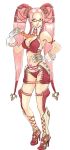  .hack//g.u. .hack//games armband armpits breasts cleavage glasses gloves hair_ornament hair_ribbon hand_on_hip high_heels long_hair midriff necktie pi pink_eyes pink_hair ribbon shoes solo tattoo turtleneck twintails very_long_hair white_gloves yu_no_no 