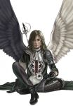  angel armor igarasiii long_hair original sword weapon wings 