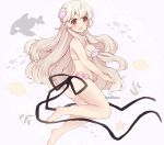  1girl bikini black_ribbon breasts corrin_(fire_emblem) corrin_(fire_emblem)_(female) cute dragon_girl elf female_my_unit_(fire_emblem_if) fire_emblem fire_emblem_cipher fire_emblem_if fish from_side hair_ornament intelligent_systems kamui_(fire_emblem) long_hair looking_to_the_side manakete medium_breasts moe my_unit_(fire_emblem_if) nintendo open_mouth plushcharm pointy_ears red_eyes ribbon seashell_hair_ornament shell shell_bikini solo swimsuit twitter_username underwater white_hair 