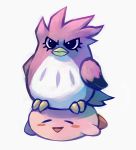  bird coo_(kirby) highres kirby kirby_(series) nintendo no_humans on_head thumpleweed 