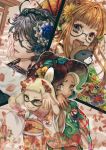  2019 4girls absurdres animal_ears atlus bayonetta bayonetta_(character) bayonetta_2 black_hair blush boar cat dark_skin domino_mask dress flower glasses gloves green_hair hair_ornament hair_ribbon highres hime_(splatoon) iida_(splatoon) japanese_clothes jewelry kimono long_hair looking_at_viewer mask megami_tensei mole morgana_(persona_5) navel_piercing new_year nintendo nintendo_ead octarian open_mouth orange_hair original persona persona_5 piercing pig_hood pink_hair pink_pupils platinum_games_inc. ribbon sakura_futaba sega short_hair smile splatoon splatoon_(series) splatoon_2 suction_cups super_smash_bros. super_smash_bros._ultimate super_smash_bros_brawl susa_natsuo white_hair zipper 