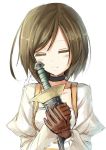  1girl bad_id bad_pixiv_id black_hair choker final_fantasy final_fantasy_ix garnet_til_alexandros_xvii gloves knife kouyafu short_hair smile solo 