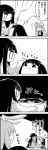  4koma animal_ears arms_up closed_eyes comic commentary_request emphasis_lines face_stretching fighting greyscale hands_together hat highres houraisan_kaguya jacket junko_(touhou) long_hair long_sleeves looking_at_another monochrome necktie out_of_frame petting rabbit_ears reisen_udongein_inaba shaded_face shirt skirt tani_takeshi touhou translation_request trembling very_long_hair wide_sleeves yukkuri_shiteitte_ne |_| 