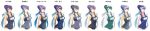  breasts comparison highres judith large_breasts long_image one-piece_swimsuit parody pointy_ears red_eyes school_swimsuit smile style_parody supisupi swimsuit tales_of_(series) tales_of_vesperia translation_request wide_image xbox 
