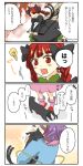  braid comic kaenbyou_rin kaenbyou_rin_(cat) komeiji_satori popoin touhou translated 