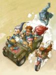  ass beast_(x-men) black_hair blue_hair blue_legwear blue_skin brown_hair car chibi cyclops cyclops_(x-men) emiko_iwasaki everyone gambit glasses gloves goggles iwasaki_emiko jean_grey jeep jubilee leotard long_hair marvel mask motor_vehicle motorcycle multicolored_hair muscle pointing psylocke purple_hair racing red_hair rogue rogue_(x-men) short_hair smoke sunglasses sunglasses_on_head thighhighs trench_coat two-tone_hair vehicle wavy_hair white_hair wolverine x-men 