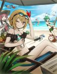  +_+ 6+girls :d ;) alice_margatroid apron arm_up ascot ball banana bangs bare_arms bare_legs bare_shoulders beach beach_chair beach_umbrella beachball bikini blindfold blonde_hair blood blue_hair blue_sky bow broom brown_hair capelet chair cirno closed_eyes closed_mouth clouds daiyousei day detached_sleeves disembodied_head dress eyeball eyebrows_visible_through_hair eyewear_on_head fairy_wings falling fish fishing fishing_line fishing_rod floating food fruit gap goggles gohei green_hair hair_bow hair_ribbon hair_tubes hakurei_reimu hand_on_own_head hand_up hat hat_ribbon head_fins highres holding holding_fishing_rod holding_knife horizon ice invisible japanese_clothes kirisame_marisa kiwifruit knife komeiji_koishi lake long_hair looking_at_another looking_at_viewer medium_hair mermaid miko mob_cap money monster_girl multiple_girls mystia_lorelei navel nontraditional_miko one_eye_closed open_mouth outdoors pineapple pink_eyes pink_hair pointy_ears red_bow red_eyes red_ribbon red_shirt red_skirt redhead ribbon ribbon-trimmed_sleeves ribbon_trim rumia sand sekibanki shade sharp_teeth shirt short_hair sidelocks sitting skirt skirt_set sky smile spark621 spikes spitting spitting_blood standing stomach straw_hat suikawari summer sunglasses sweat swimming swimsuit table teeth third_eye touhou tripping umbrella upper_teeth v-shaped_eyebrows waist_apron wakasagihime water watermelon wide_sleeves wings witch_hat wriggle_nightbug yakumo_yukari yellow_neckwear yukkuri_shiteitte_ne 