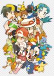  alternate_costume bad_id bandana baseball_cap beret black_hair blue_(pokemon) blue_eyes blush boots brown_hair bulbasaur charmander chikorita chimchar coat crystal_(pokemon) cyndaquil diamond_(pokemon) fiery_tail gold_(pokemon) hajime_(pokemon) hal hal_(artist) happy haruka_(pokemon) hat hat_tip headband highres hikari_(pokemon) hikari_(pokemon)_(remake) hitomi_(pokemon) holding holding_poke_ball jacket jeans kneehighs kouki_(pokemon) long_hair mudkip nintendo open_mouth pikachu piplup poke_ball pokemon pokemon_(anime) pokemon_(game) pokemon_dppt pokemon_frlg pokemon_gsc pokemon_ranger pokemon_rse pokemon_trainer porkpie_hat red_(pokemon) red_(pokemon)_(remake) red_eyes ruby_(pokemon) satoshi_(pokemon) scarf short_hair short_twintails simple_background smile socks squirtle throwing_poke_ball title_drop torchic totodile treecko turtwig twintails v white_hair white_legwear yuuki_(pokemon) yuuki_(pokemon)_(remake) 