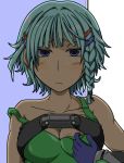  blue_hair breasts cleavage lowres seolla_schweizer super_robot_wars 