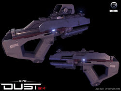  3d artist_name autodesk_3ds_max_(medium) black_background caldari_state_(eve_online) commentary copyright_logo copyright_name dust_514 emblem english_text eve_online flewda_(josh_powers) glowing gun handgun highres logo multiple_views no_humans official_art photoshop_(medium) realistic science_fiction simple_background weapon weapon_focus 