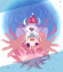  arche_klein bad_id long_hair perspective pink_hair tales_of_(series) tales_of_phantasia upside-down yakka 