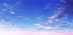  aoha_(twintail) blue_sky clouds cloudy_sky day horizon nature no_humans original purple_sky scenery sky sunlight sunrise 