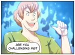1boy aura beard brown_hair comedy english_text facial_hair hinghoi meme open_mouth pointing pointing_at_self scooby-doo shaggy_rogers shirt