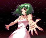  green_hair hands hisahiko macross macross_frontier outstretched_arms outstretched_hand ranka_lee red_eyes short_hair spread_arms 
