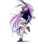  bunny_ears kuroshio_maki long_hair makishu makisya purple_hair rabbit_ears reisen_udongein_inaba skirt touhou 