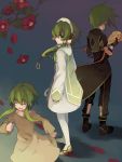  florian green_hair hair_tubes ion koto_(colorcube) male multiple_boys pantyhose robe spoilers sync tales_of_(series) tales_of_the_abyss trap 