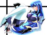  blue_hair breasts gloves kos-mos large_breasts leg_up legs long_hair long_legs solo thigh-highs thighhighs thighs xenosaga xenosaga_episode_ii 