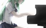  grand_piano green_hair head_out_of_frame higurashi_no_naku_koro_ni instrument naka piano sonozaki_shion tears 