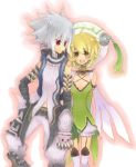  .hack// .hack//g.u. atoli blonde_hair hack haseo red_eyes white_hair wings yellow_eyes 