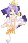  bookmark dress hiiragi_tsukasa lucky_star purple_hair short_hair 