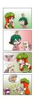  +++ +_+ /\/\/\ 4koma 5girls :d =_= ^_^ absurdres animal_ears bangs basket blonde_hair blunt_bangs bowing braid capelet chibi chinese_clothes closed_eyes comic cosplay crescent crescent_hair_ornament demon_wings double_take dress eyebrows_visible_through_hair fairy_wings fangs flandre_scarlet flat_cap flying flying_sweatdrops green_hair green_skirt green_vest hair_ornament hand_on_own_chin hands_on_own_chest hat head_wings head_wreath highres holding_person hong_meiling kasodani_kyouko koakuma lily_white lily_white_(cosplay) long_hair long_sleeves mob_cap multiple_girls o_o on_head open_mouth patchouli_knowledge person_on_head petals pink_dress puffy_short_sleeves puffy_sleeves purple_hair rakugaki-biyori rapeseed_blossoms redhead short_sleeves sidelocks silent_comic skirt smile solid_oval_eyes sparkle speech_bubble spoken_person tears thumbs_up touhou twin_braids v_arms very_long_hair vest wings 