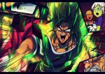  1girl 4boys anger_vein armor aura beard black_eyes black_hair broly_(dragon_ball_super) character_request cheelai chinese_commentary clenched_teeth collarbone commentary_request constricted_pupils dragon_ball_super_broly emphasis_lines facial_hair green_skin grey_hair hat koissa multiple_boys mustache one_eye_closed open_mouth orange_skin pink_eyes red_eyes redhead scar scouter short_sleeves silver_hair son_gokuu sweat teeth upper_body v-shaped_eyebrows yellow_eyes yellow_hat yellow_sclera 