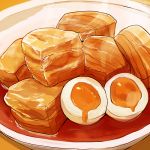  egg food indoors kishiba_yuusuke lowres no_humans original plate 