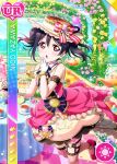  black_hair blush character_name dress gloves hat long_hair love_live!_school_idol_festival love_live!_school_idol_project red_eyes smile twintails yazawa_nico 