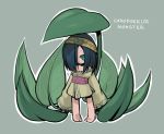  fairy hair_over_one_eye leaf masha minigirl plant_girl 