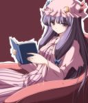  book patchouli_knowledge purple_hair subaru_noji touhou 