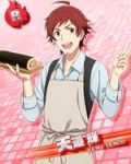  apron character_name idolamster idolmaster_side-m red_eyes redhead short_hair smile teru_tendo 